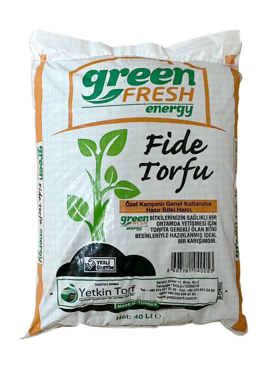 Yeniçağa Torf 40 litre orijinal ürün ambalajı