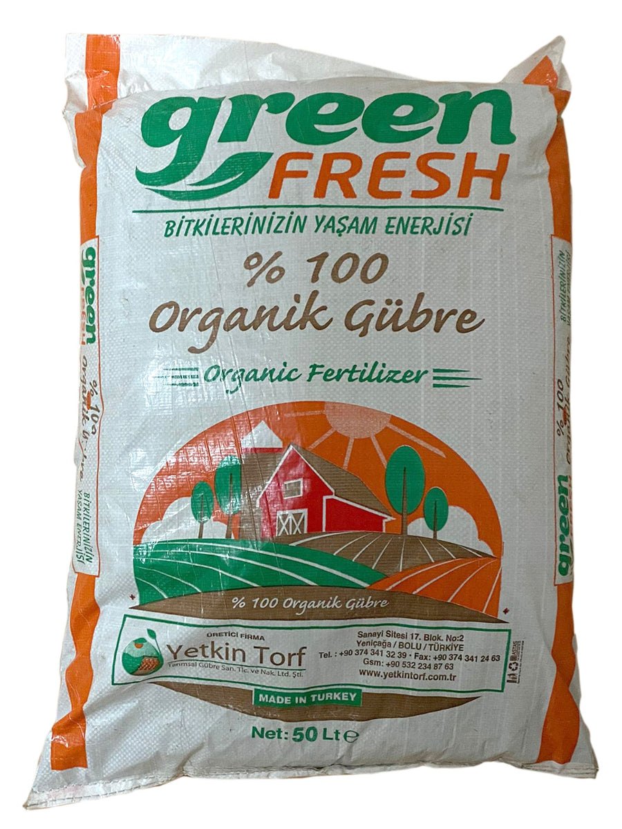 Yeniçağa Torf 50 litre orijinal ürün ambalajı